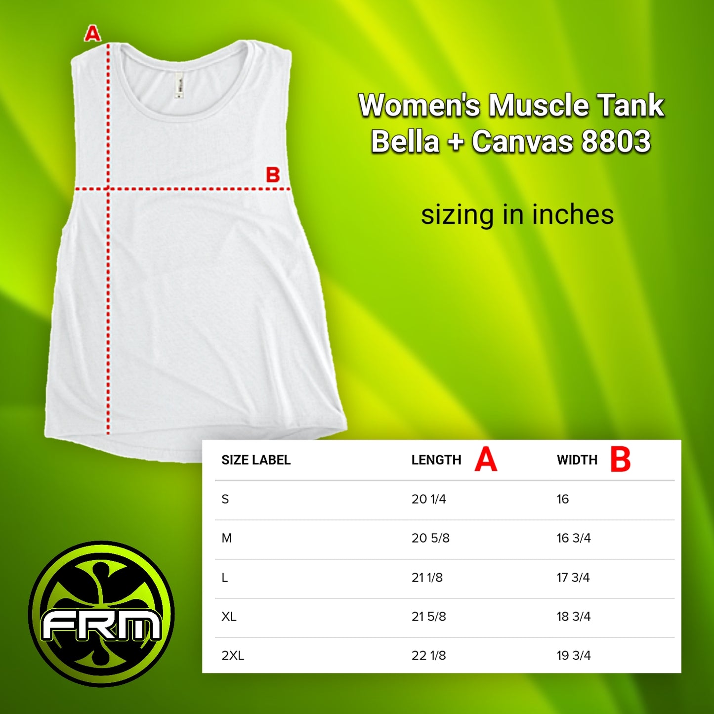 FRM Initialism Muscle Tank